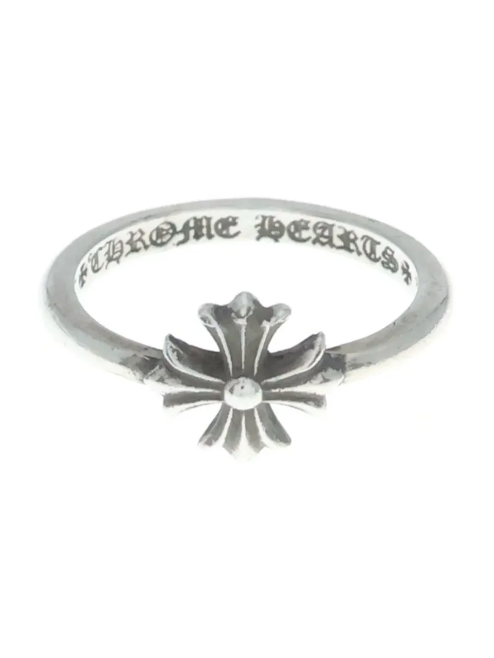 Chrome Hearts Bubblegum CH Pls Bubble Gum CH Pla Sling Silver Bca Ring
